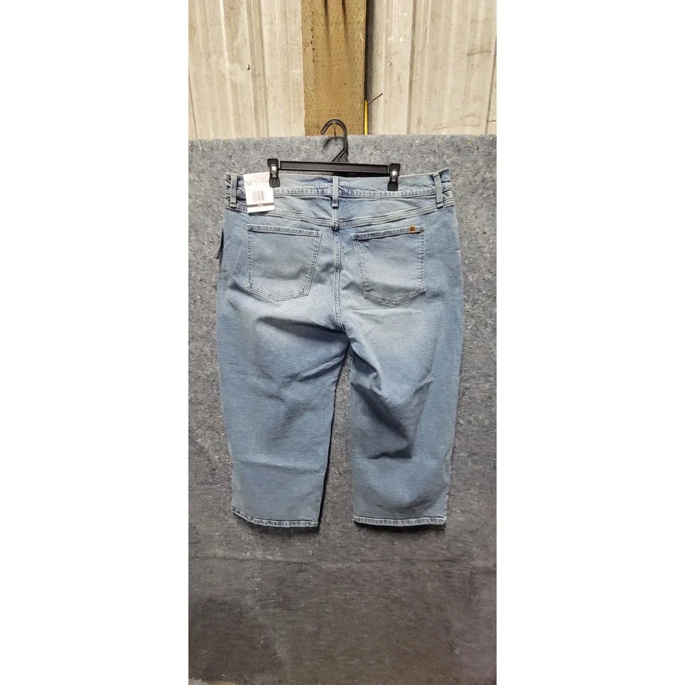 Jessica Simpson Women's Buttercup Wide Leg Boyfriend Medium Wash Jeans 16W P NWT